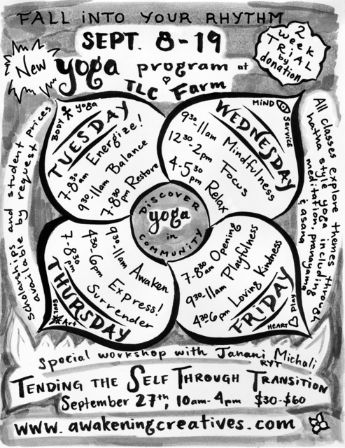 Yoga in Community Schedule
